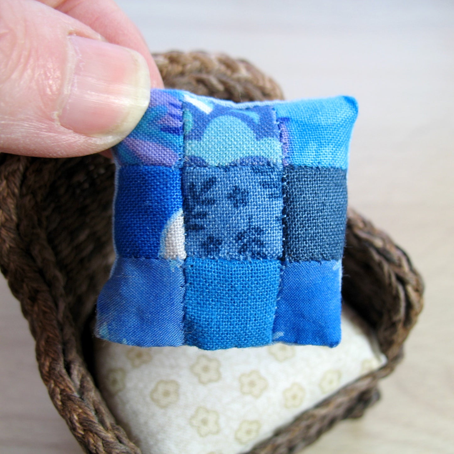 Blue 1:12 Cushion
