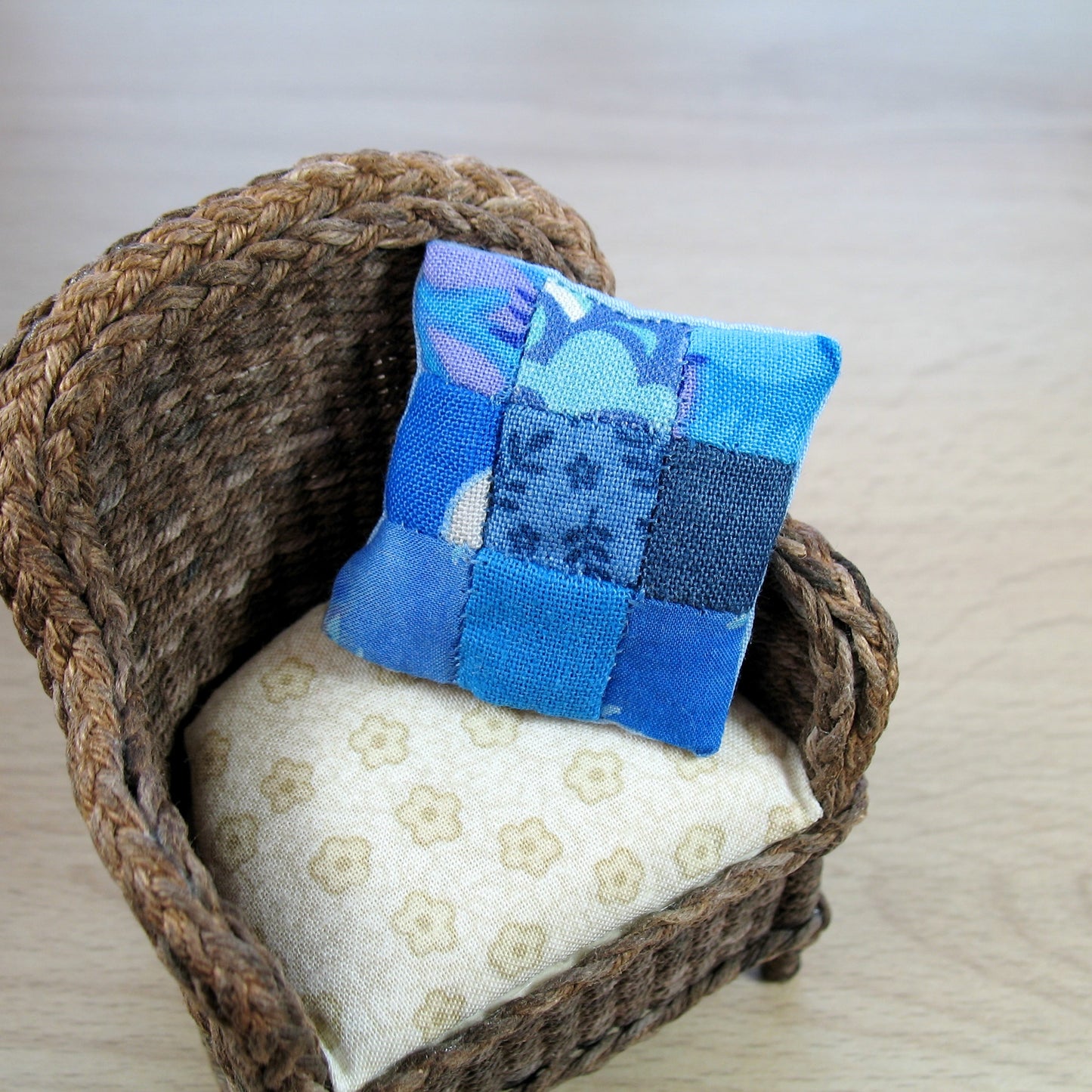 Blue 1:12 Cushion
