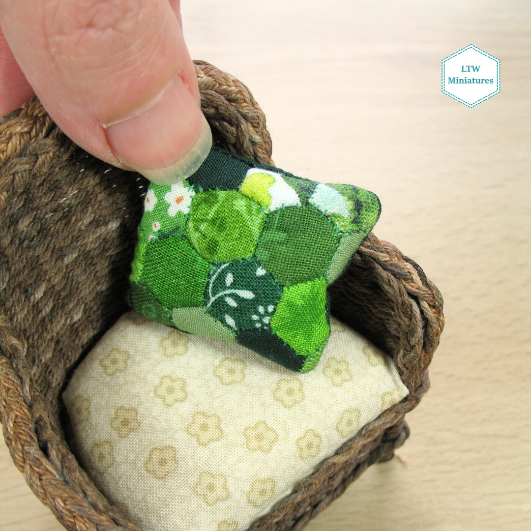 Green Dollhouse Cushion