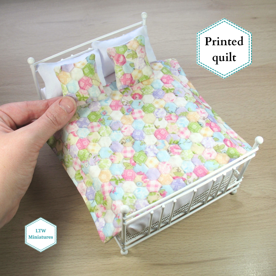 Pastel Printed Quilt