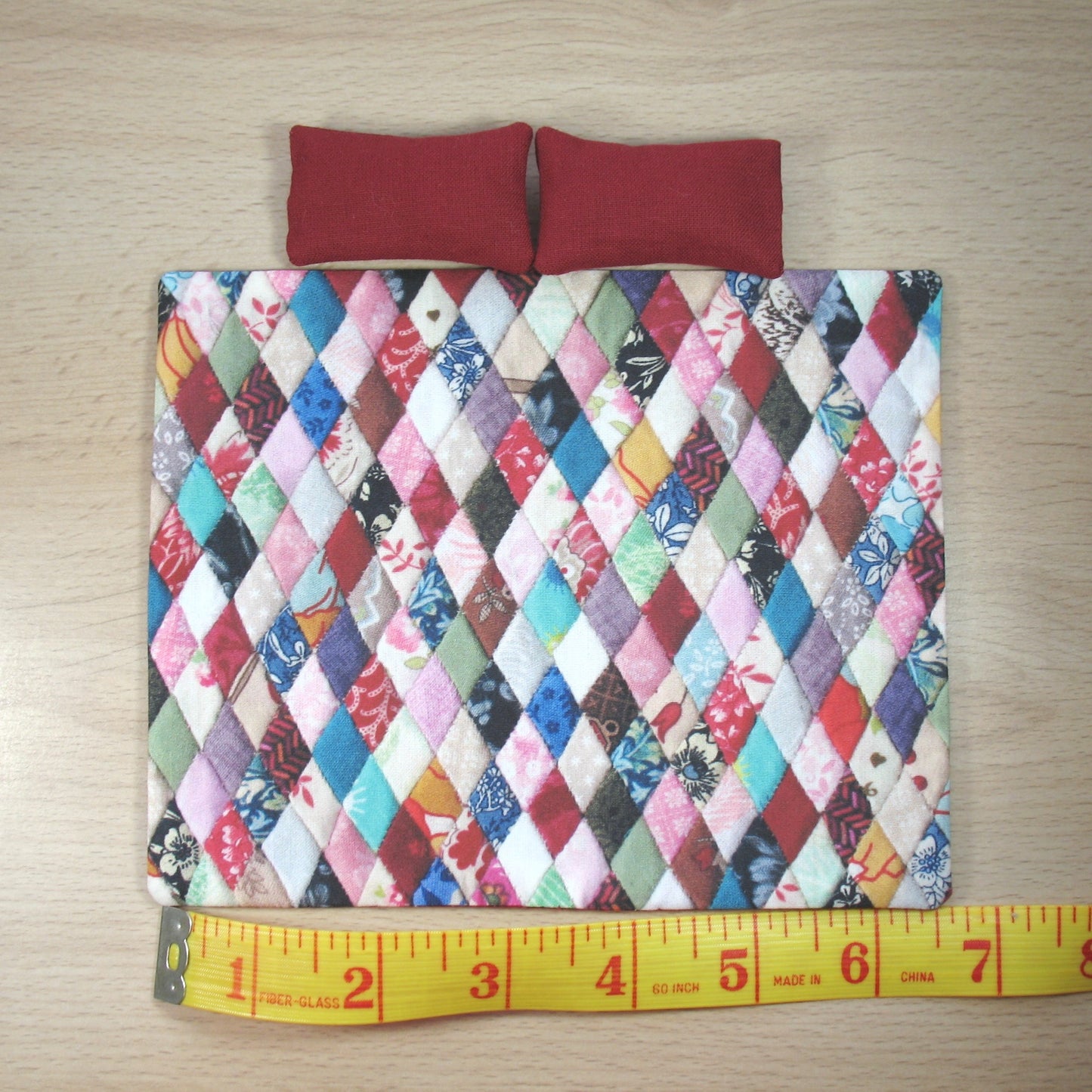 Scrappy Diamonds Printed Quilt