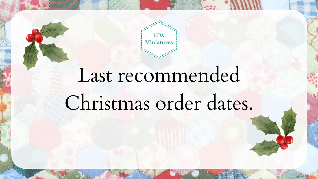 🎄Last recommended Christmas order dates🎄
