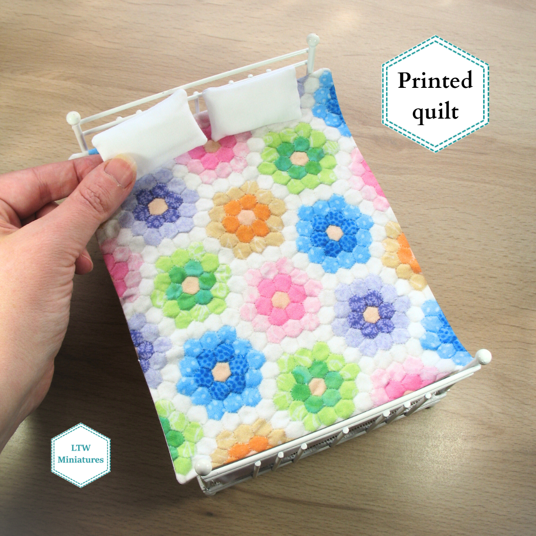 Colourful Flowers Printed Quilt