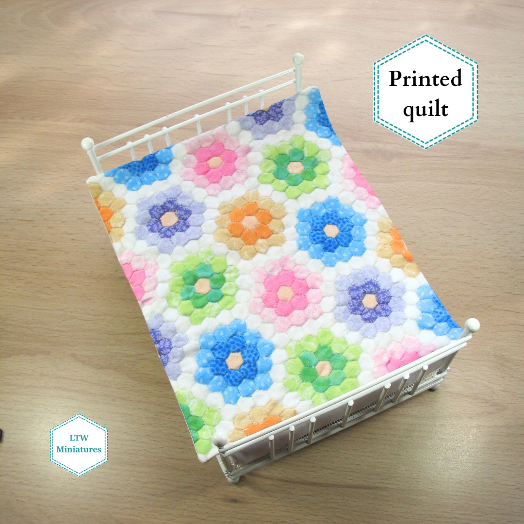Colourful Flowers Printed Quilt