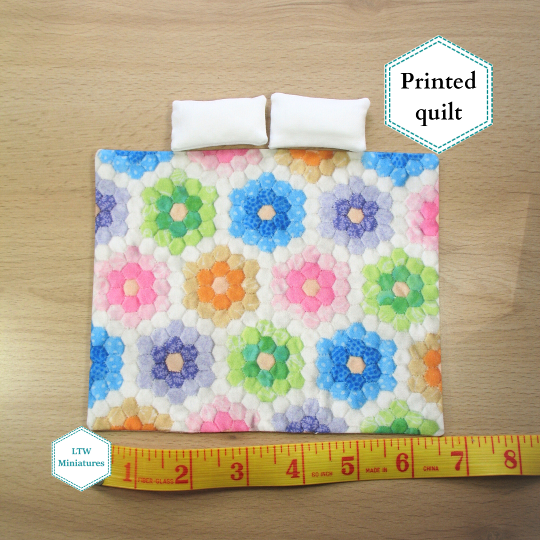 Colourful Flowers Printed Quilt