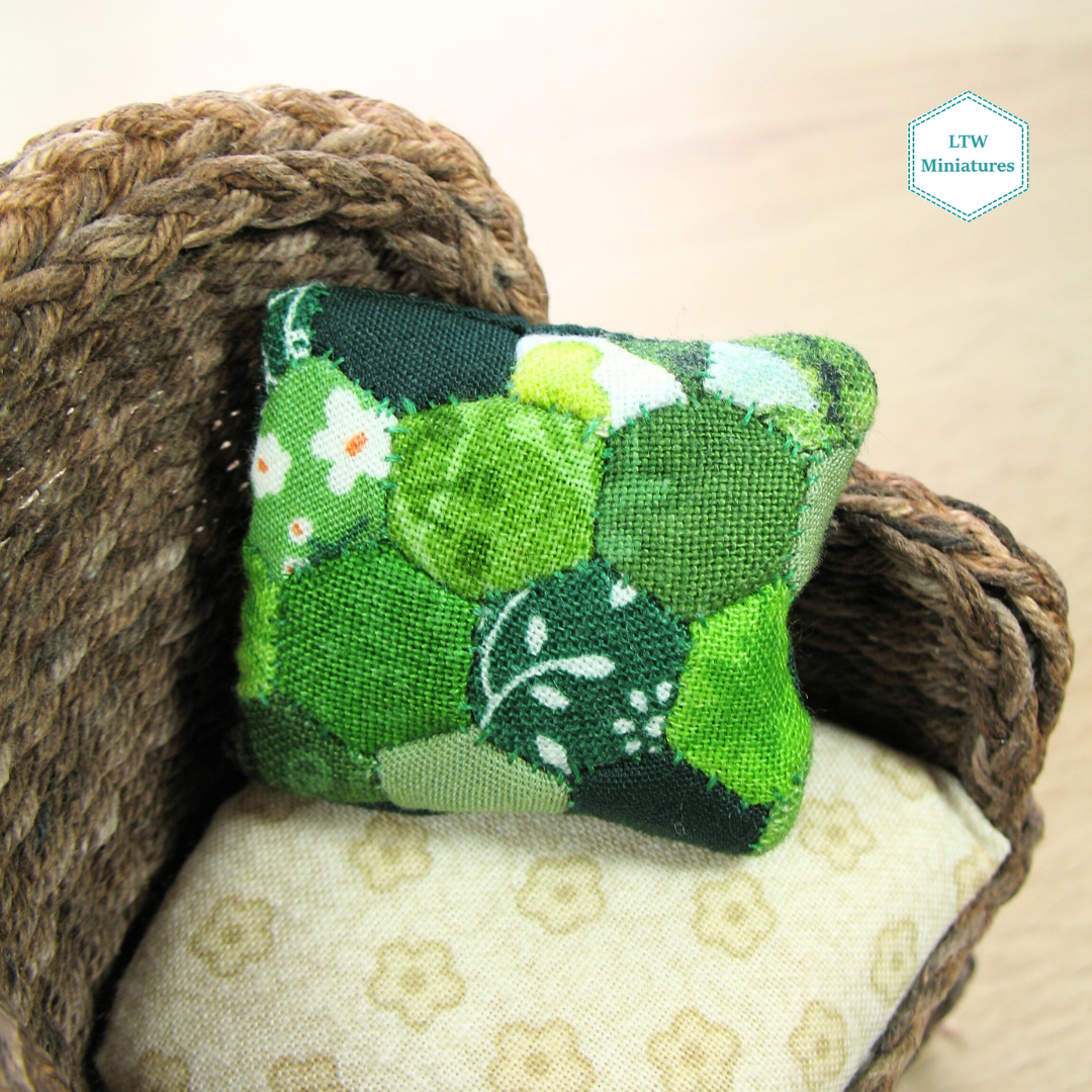 Green Dollhouse Cushion