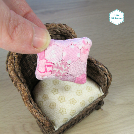 Pink Patchwork Cushion