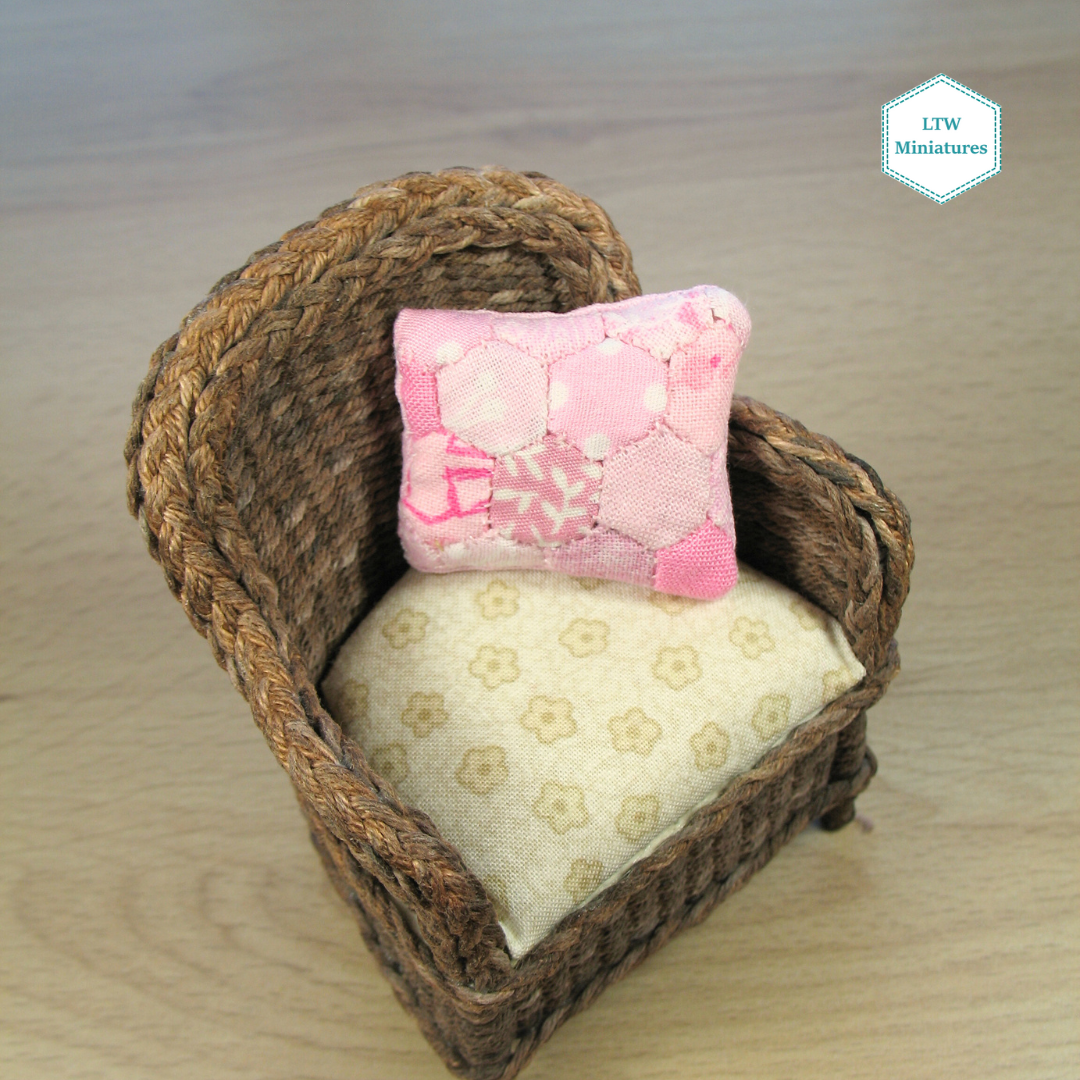Pink Patchwork Cushion