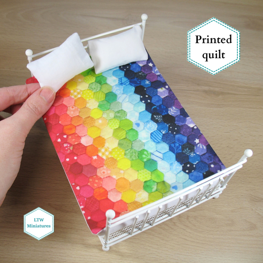Rainbow Printed Quilt