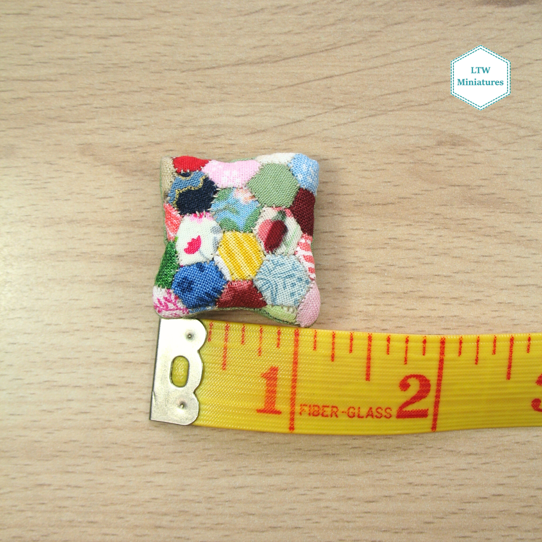 Tiny Hexies 1:12 Dollhouse Cushion